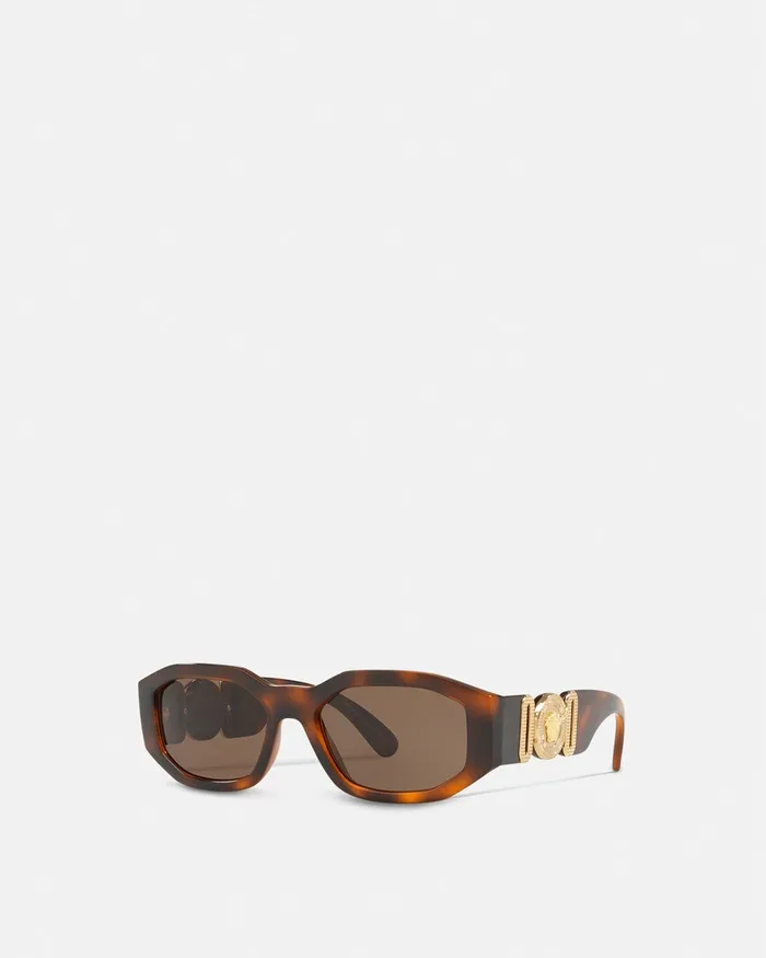Versace Sunglasses WomenMen Medusa Biggie Sunglasses Havana