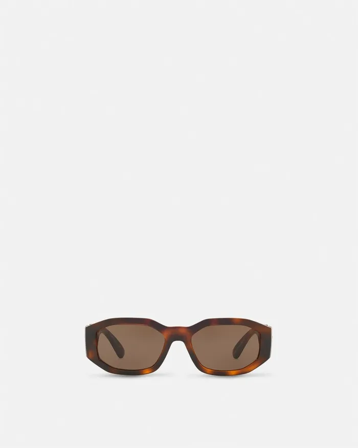 Versace Sunglasses WomenMen Medusa Biggie Sunglasses Havana