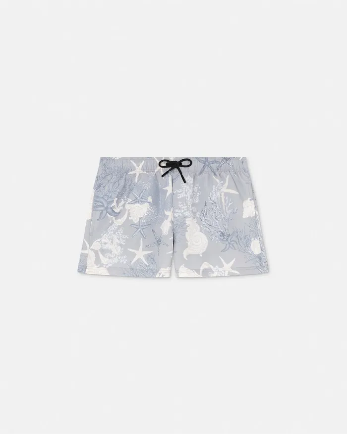 Versace Swimwear Men Barocco Sea Swim Shorts Blueprint