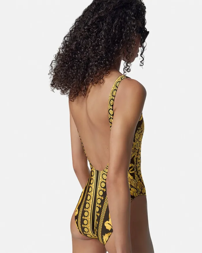 Versace Swimwear Women Barocco OnePiece Swimsuit Print