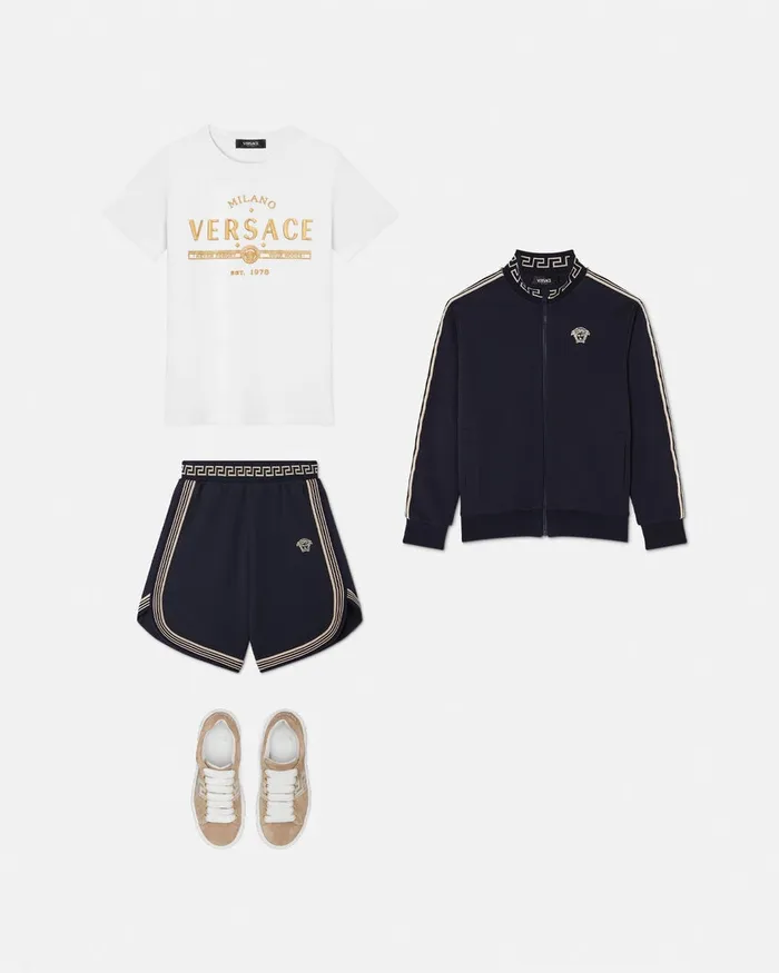 Versace Tshirts and Polos Kids Logo TShirt Whiteprint