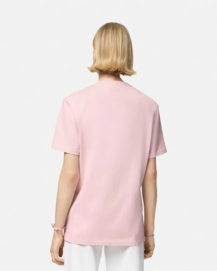 Versace TShirts and Sweatshirts Women Medusa Oversized TShirt Light Pink