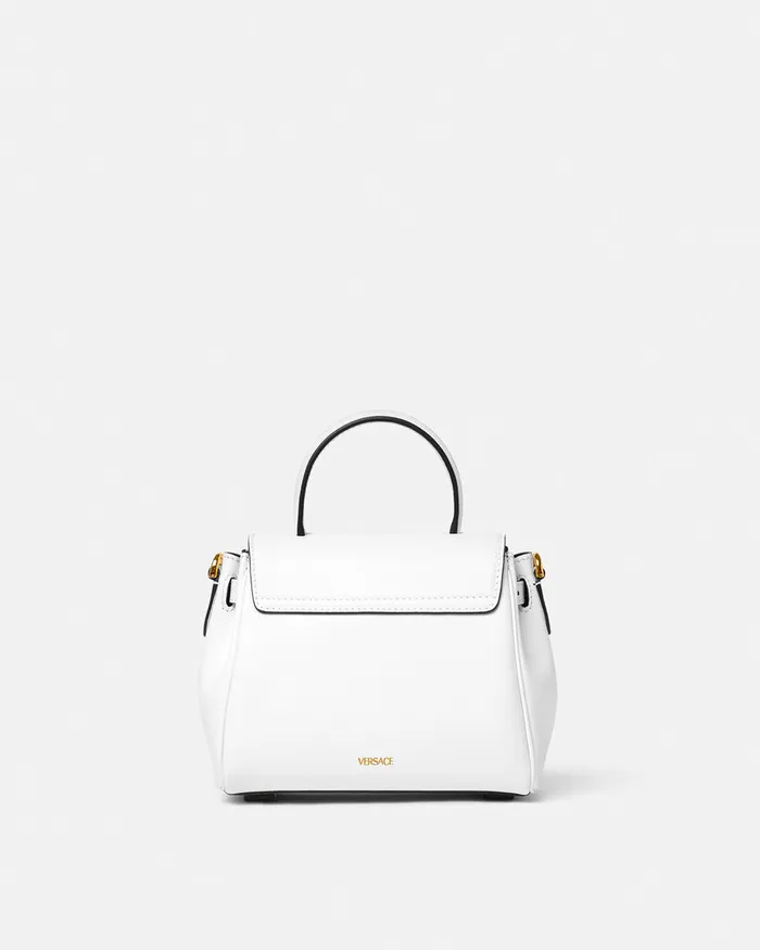 Versace Top Handle Women La Medusa Small Handbag White