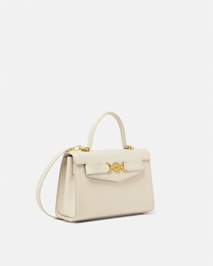 Versace Top Handle Women Medusa 03995 Handbag Beige