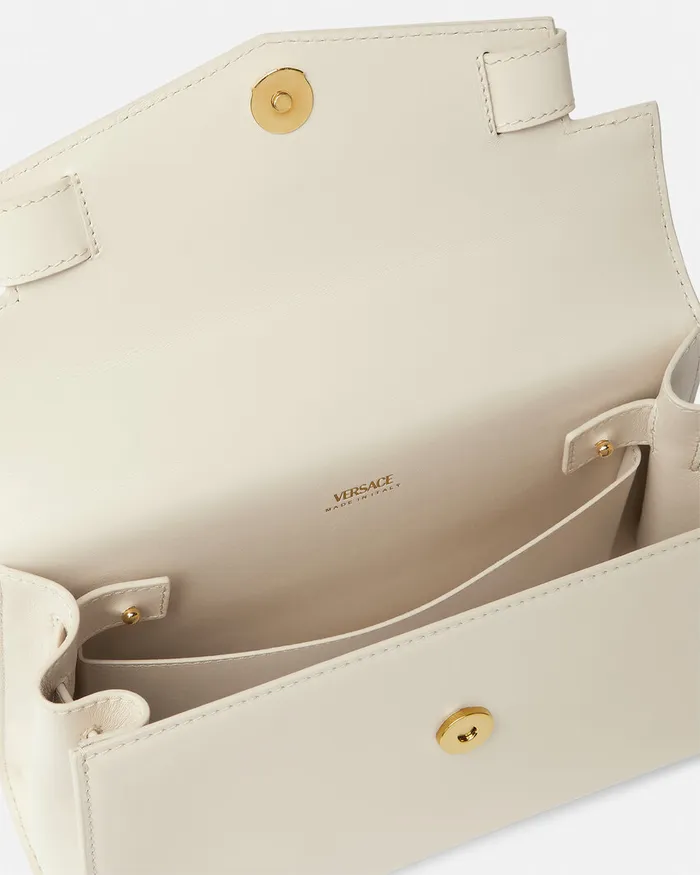 Versace Top Handle Women Medusa 03995 Handbag Beige