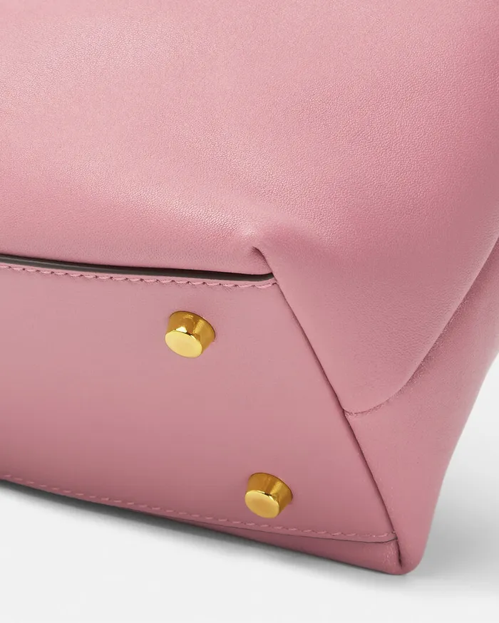 Versace Top Handle Women Tag Hobo Handbag Pink