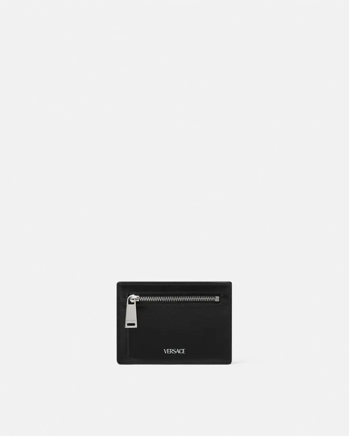 Versace Wallets Men Cargo Cardholder Blacksilver