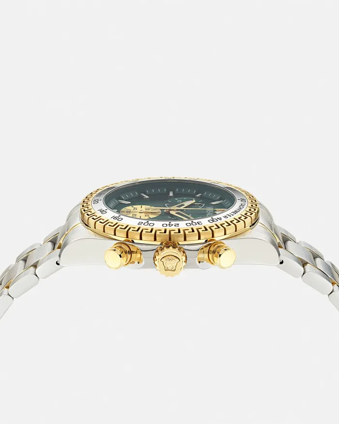 Versace Watches Men Chrono X Watch Silver