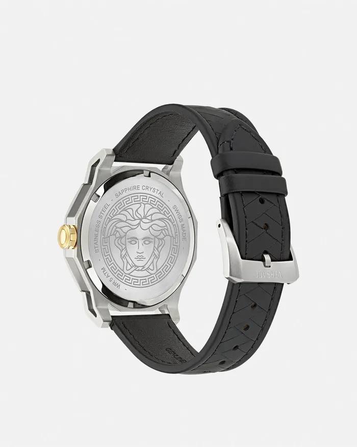 Versace Watches Men Medusa Deco Watch Blackwhite