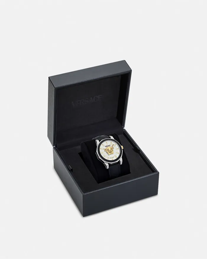 Versace Watches Men Medusa Deco Watch Blackwhite