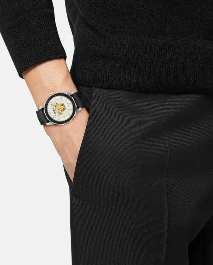 Versace Watches Men Medusa Deco Watch Blackwhite