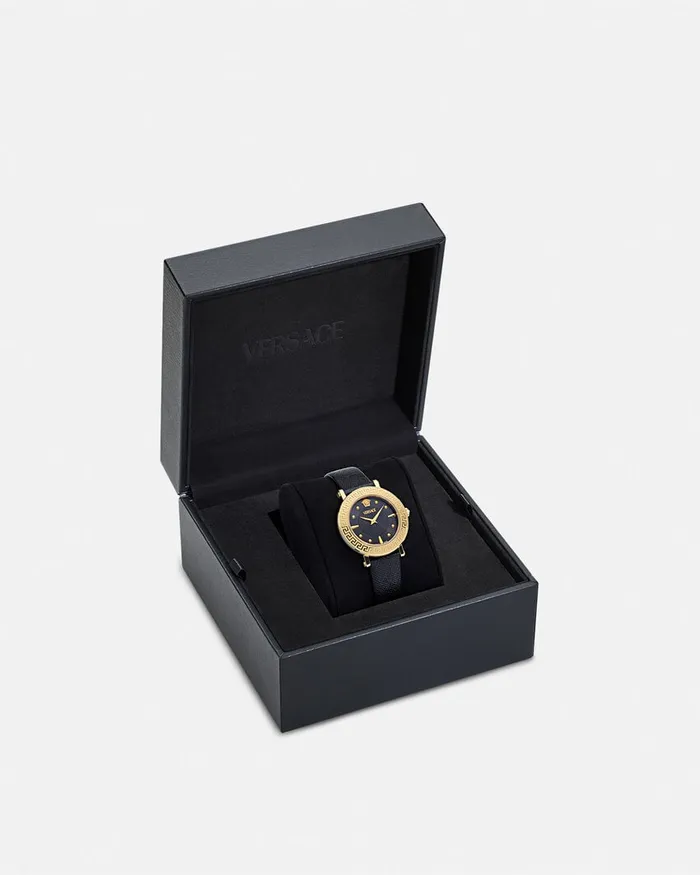 Versace Watches Women Greca Sphere Watch Black