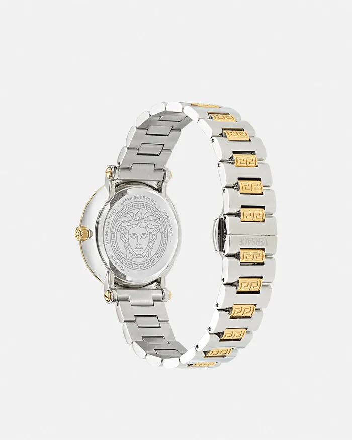 Versace Watches Women Greca Sphere Watch Silvergold