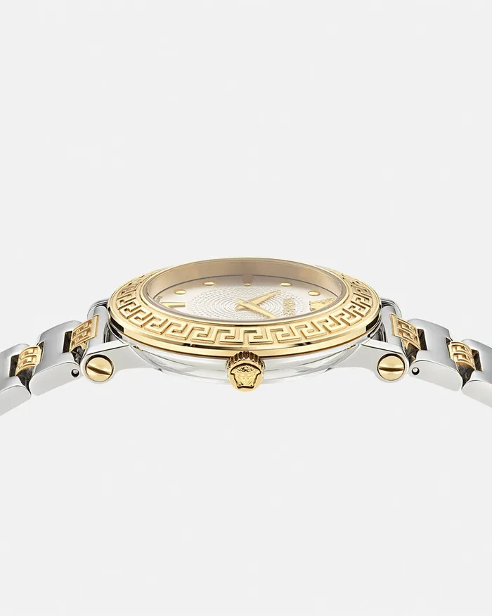 Versace Watches Women Greca Sphere Watch Silvergold