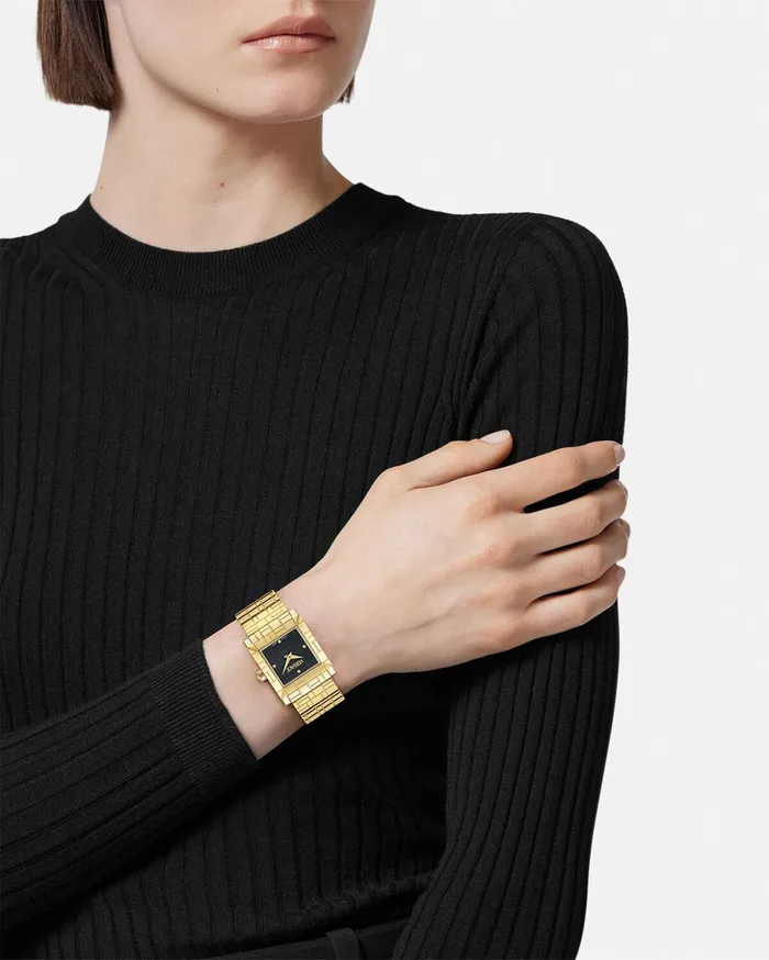 Versace Watches Women Mosaic Watch Gold