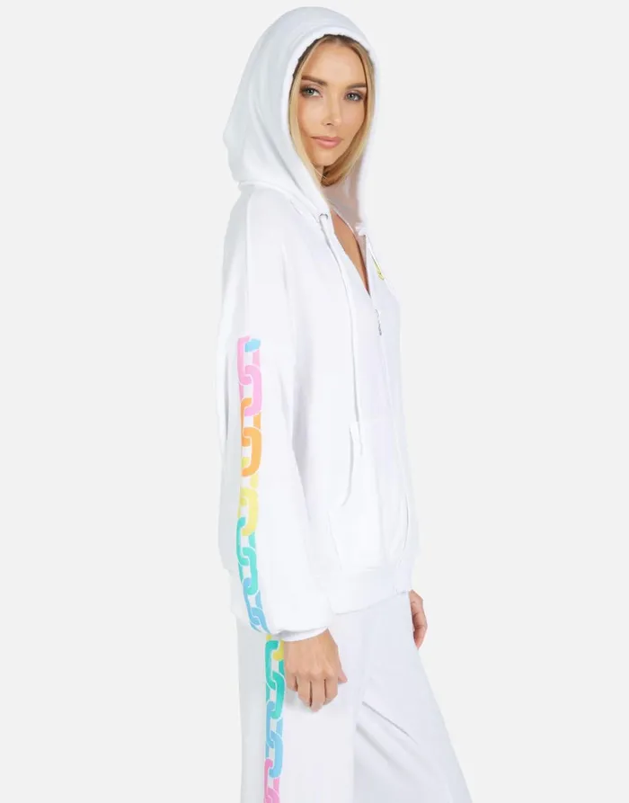 Vivica Happy Chains White Women039s Lauren Moshi Hoodies