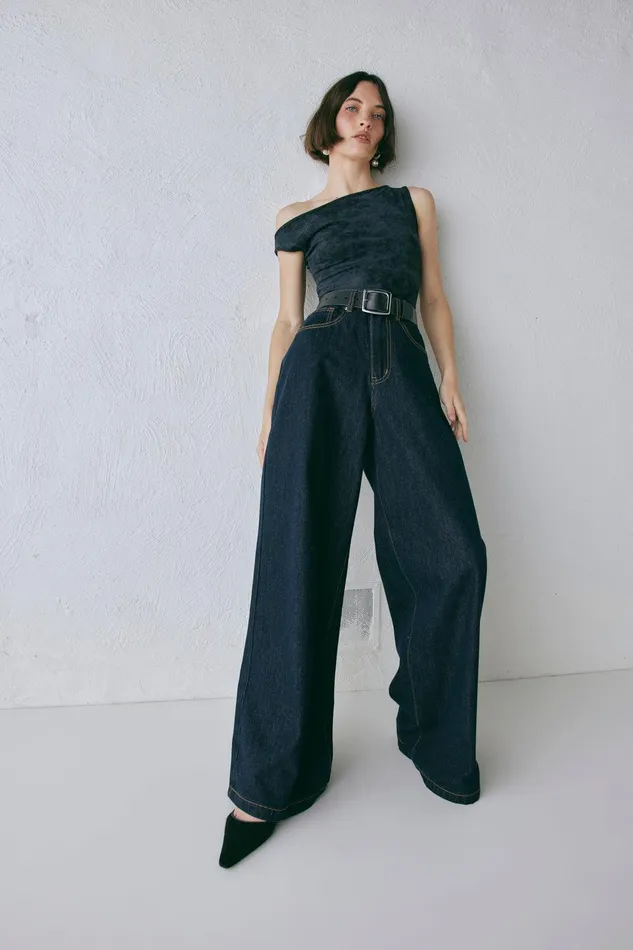 VRG GRL Aston Denim Jeans Indigo Women Sets