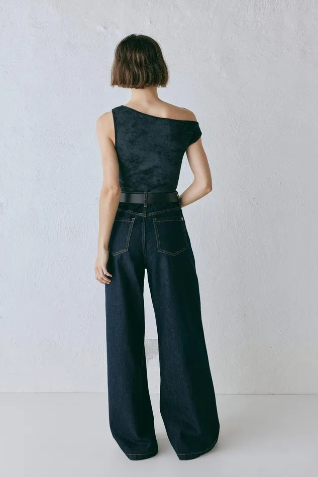 VRG GRL Aston Denim Jeans Indigo Women Sets VRG GRL Aston Denim Jeans Indigo Women Sets