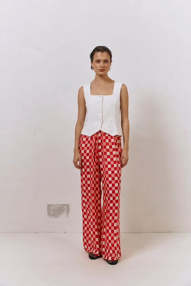 VRG GRL Jamie Pants Check Women Pants