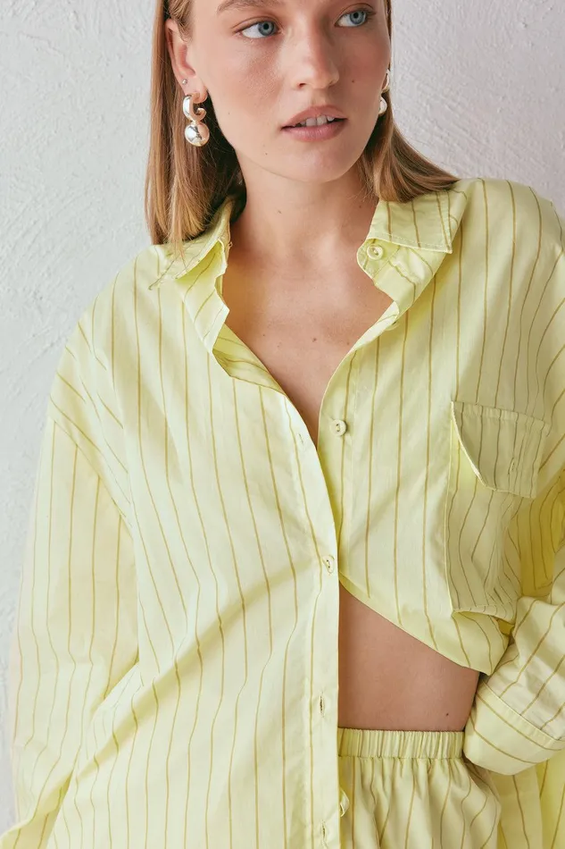 VRG GRL June Shirt Citrus Women Shirts VRG GRL June Shirt Citrus Women Shirts