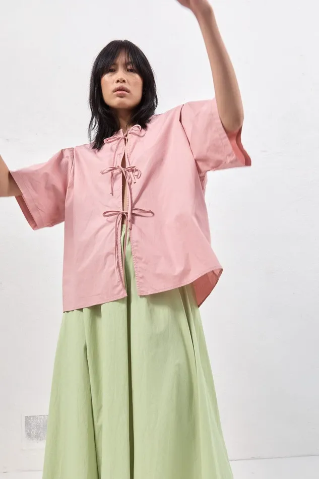 VRG GRL Naomi Smock Top Rose Women Sets VRG GRL Naomi Smock Top Rose Women Sets