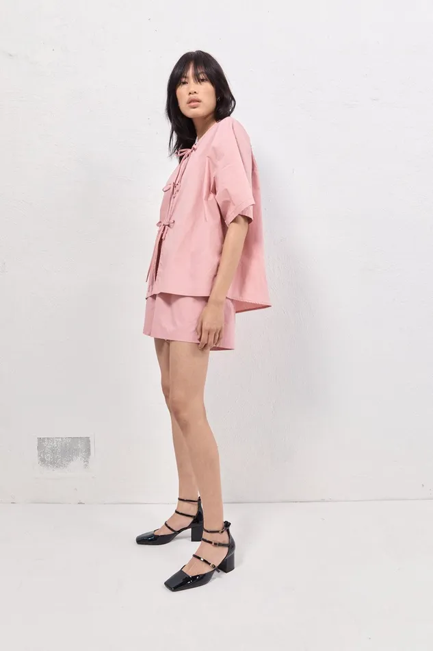 VRG GRL Naomi Smock Top Rose Women Sets VRG GRL Naomi Smock Top Rose Women Sets
