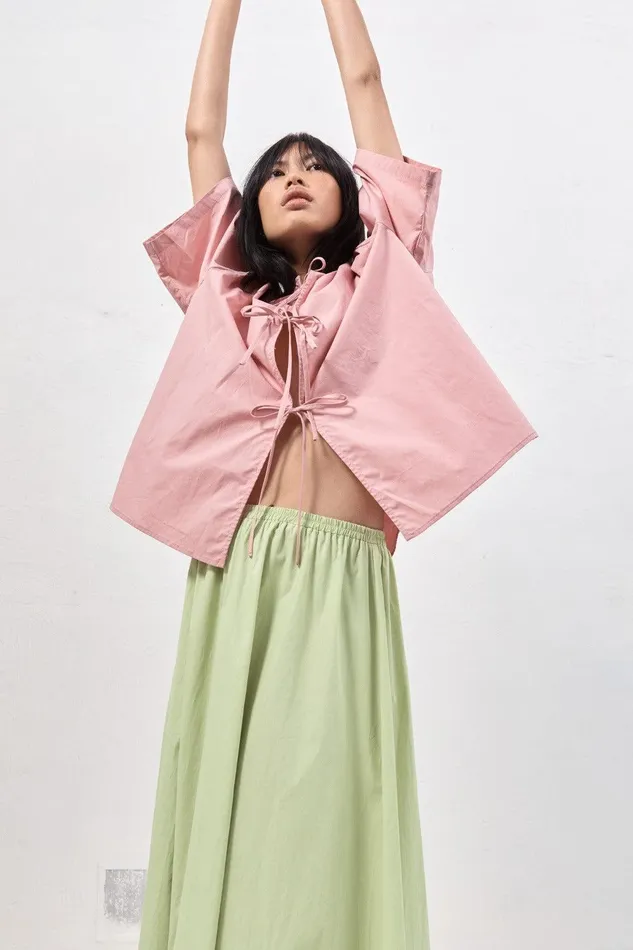 VRG GRL Naomi Smock Top Rose Women Sets VRG GRL Naomi Smock Top Rose Women Sets