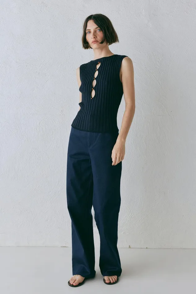 VRG GRL Rue Pants Navy Women Pants