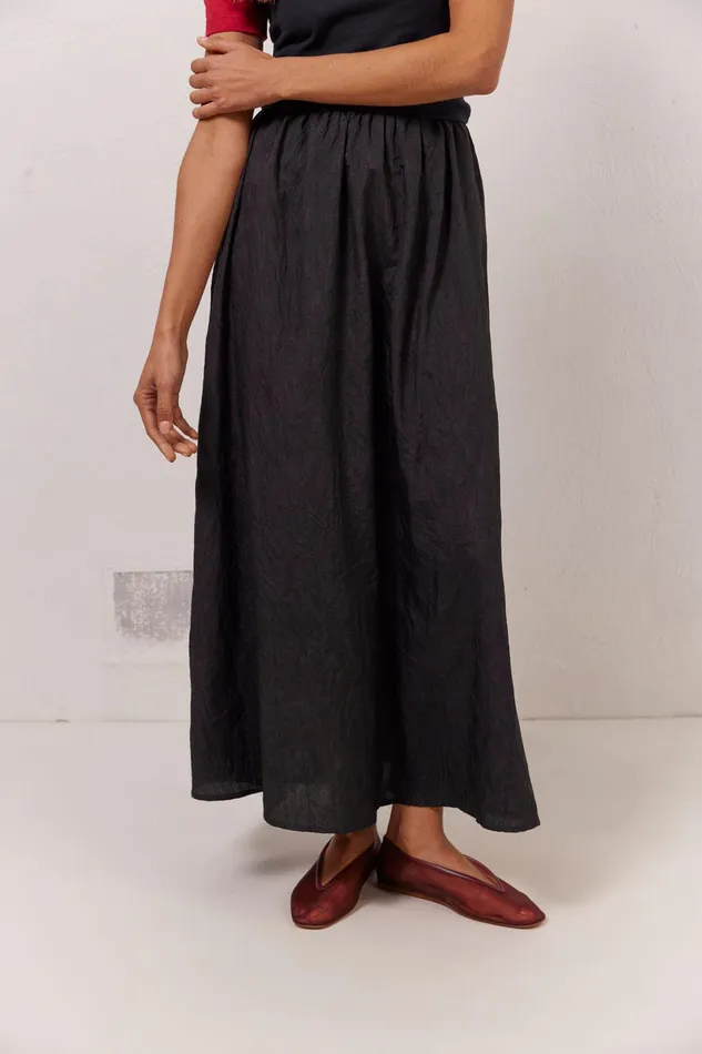 VRG GRL Solara Midi Skirt Black Women Skirts VRG GRL Solara Midi Skirt Black Women Skirts