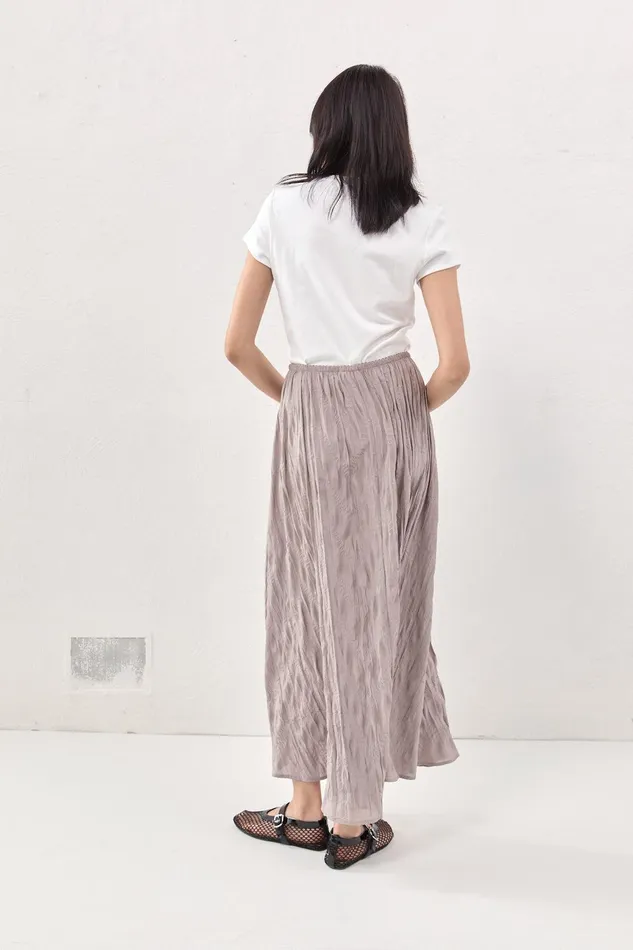 VRG GRL Solara Midi Skirt Smoke Women Skirts