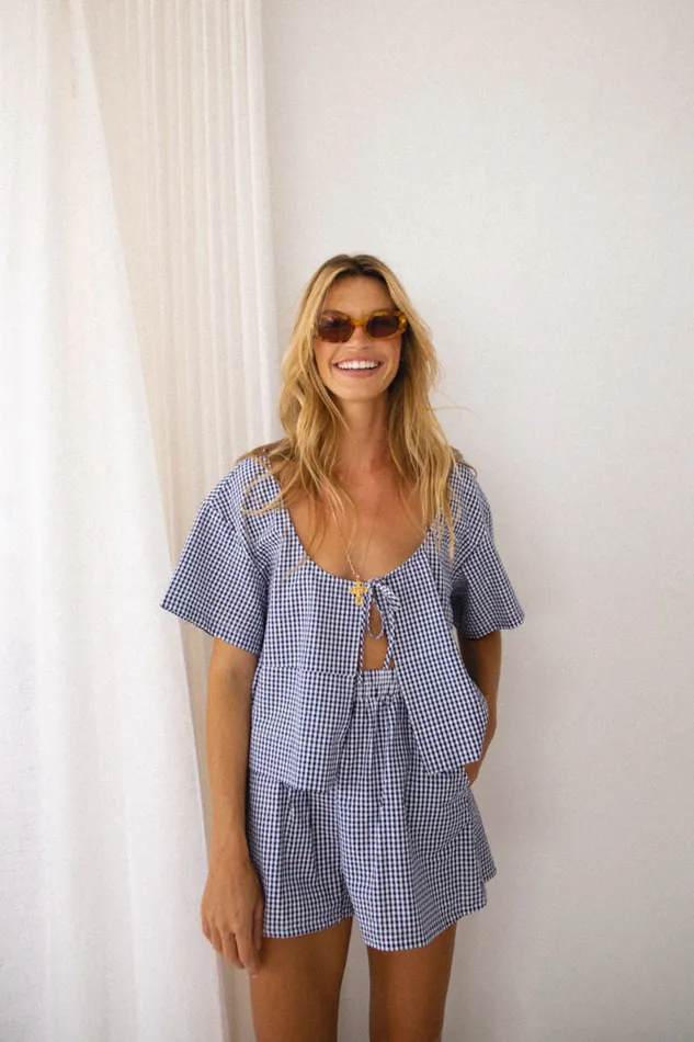 VRG GRL The Sea and I Shorts Navy Women Sets VRG GRL The Sea and I Shorts Navy Women Sets