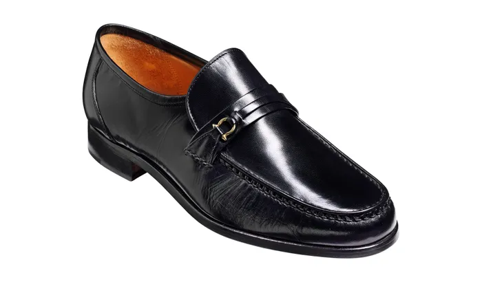 Wade 8211 Black Kid Men Barker Shoes Mens Loafers