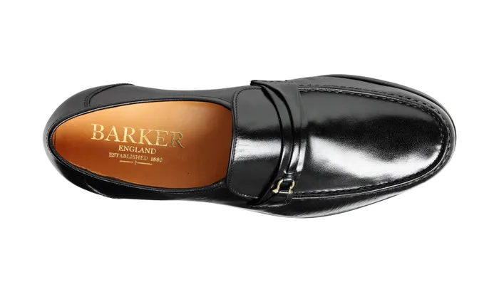 Wade 8211 Black Kid Men Barker Shoes Mens Loafers