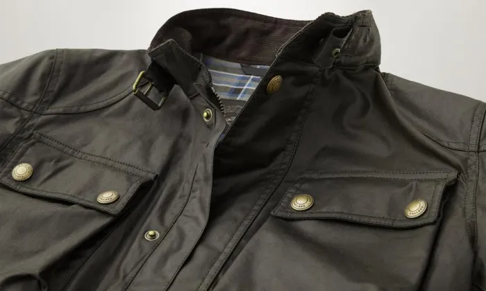 Waxed Jackets Men Belstaff Racemaster Jacket Faded Olive