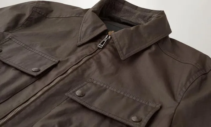 Waxed Jackets Men Belstaff Tour Overshirt Burnt Oak Waxed Jackets Men Belstaff Tour Overshirt Burnt Oak