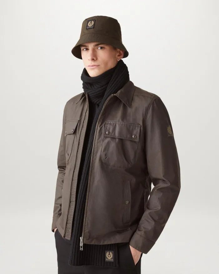 Waxed Jackets Men Belstaff Tour Overshirt Burnt Oak Waxed Jackets Men Belstaff Tour Overshirt Burnt Oak