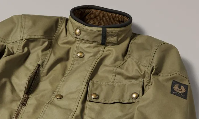 Waxed Jackets Men Belstaff Waymaster Motorcycle Waxed Cotton Jacket Belstaff Olive