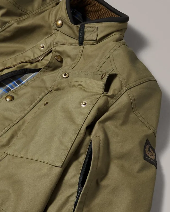 Waxed Jackets Men Belstaff Waymaster Motorcycle Waxed Cotton Jacket Belstaff Olive
