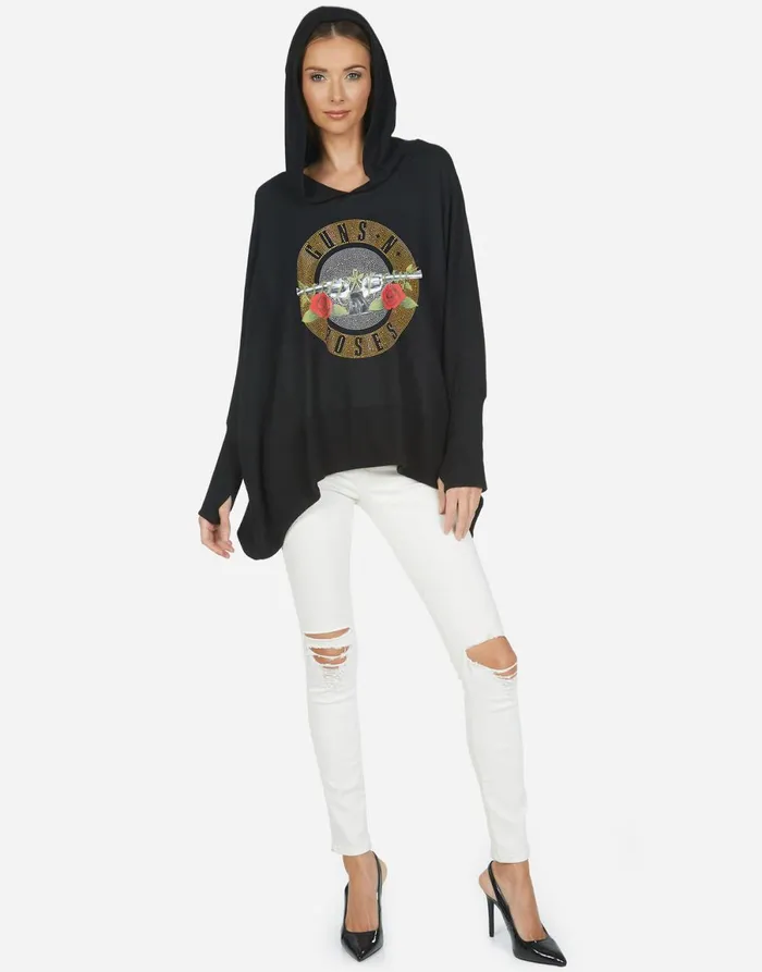 Wilma X Guns N039 Roses Black Women039s Lauren Moshi Hoodies