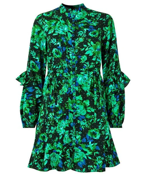 Winter Florals Tunic Dress Green Tops Tunics and Blouses Joebrowns Apparel Winter Florals Tunic Dress Green Tops Tunics and Blouses Joebrowns Apparel