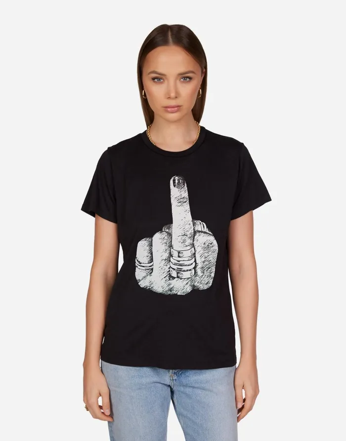 Wolf Fxck You Black Women039s Lauren Moshi Short Sleeve