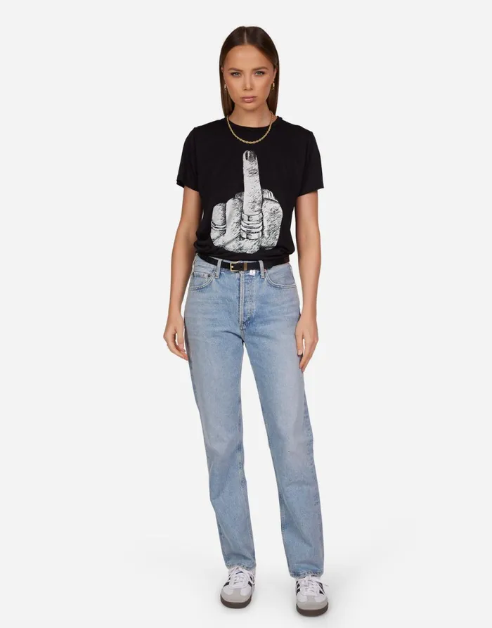 Wolf Fxck You Black Women039s Lauren Moshi Short Sleeve