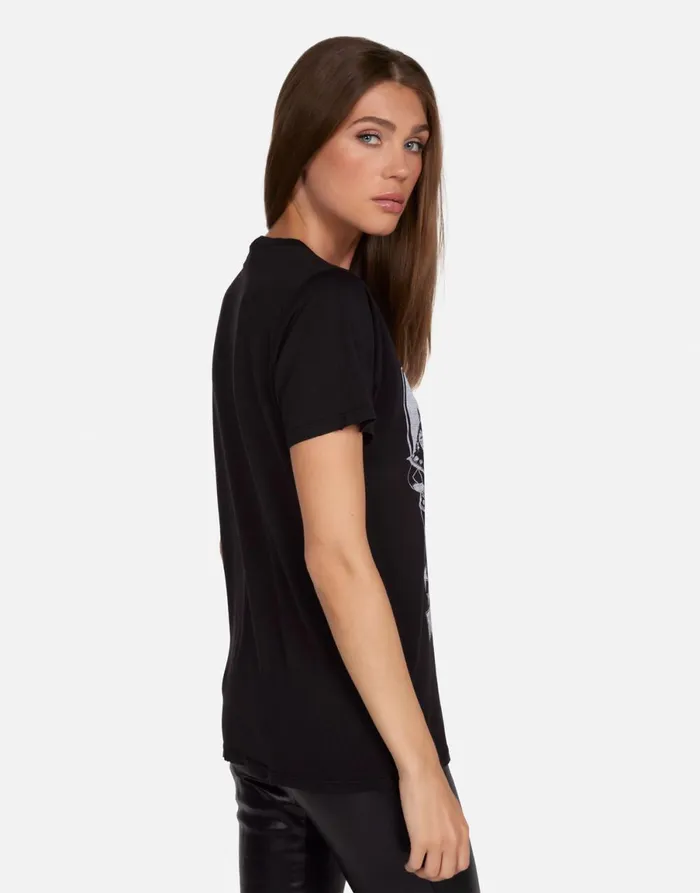 Wolf KISS Let Me Go Black Women039s Lauren Moshi Short Sleeve