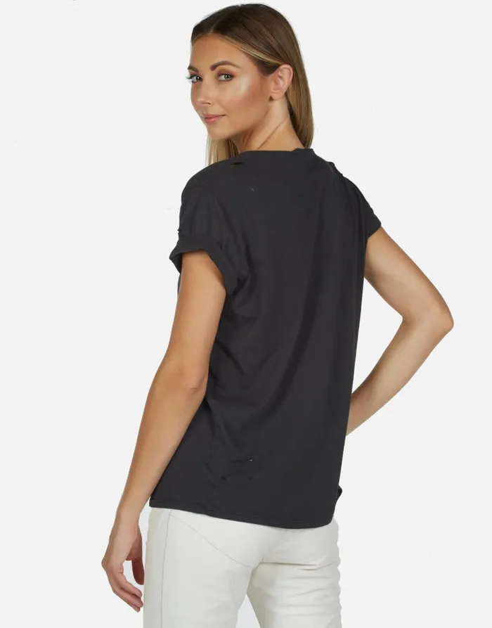 Wolf Love Bites Onyx Women039s Lauren Moshi Short Sleeve