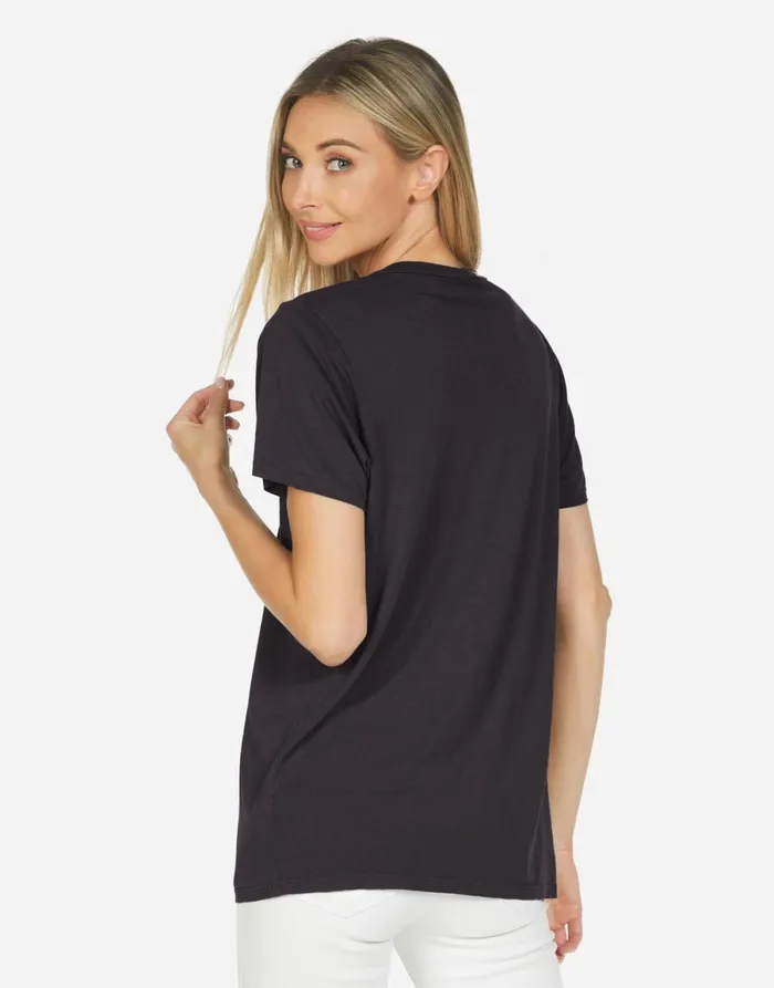 Wolf X Def Leppard Pyromania Onyx Women039s Lauren Moshi Short Sleeve
