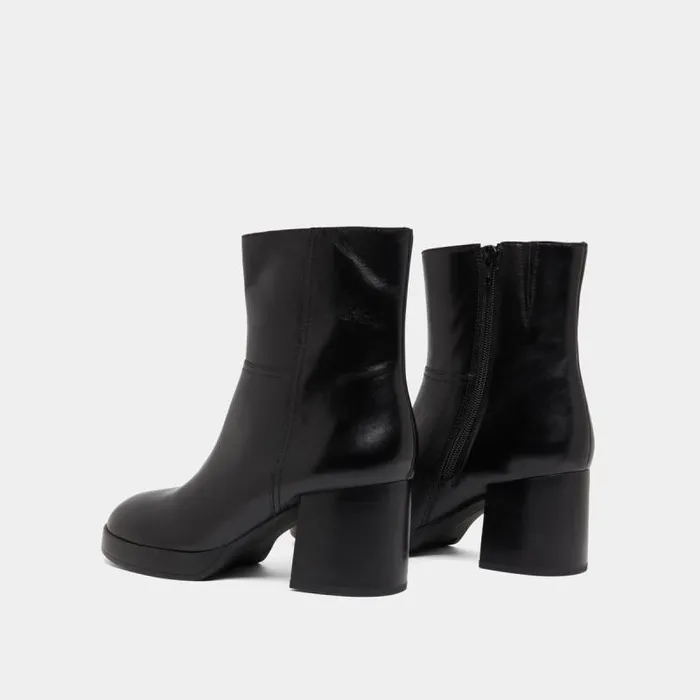 Women Ankle Boots With Flare Heels Black JONAK Ankle Boots Lowboots
