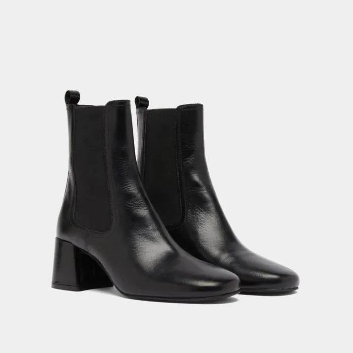 Women Ankle Boots With Heels And Elastics Black JONAK Ankle Boots Lowboots