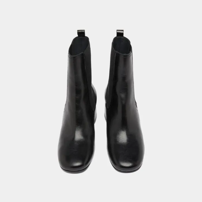 Women Ankle Boots With Heels And Elastics Black JONAK Ankle Boots Lowboots