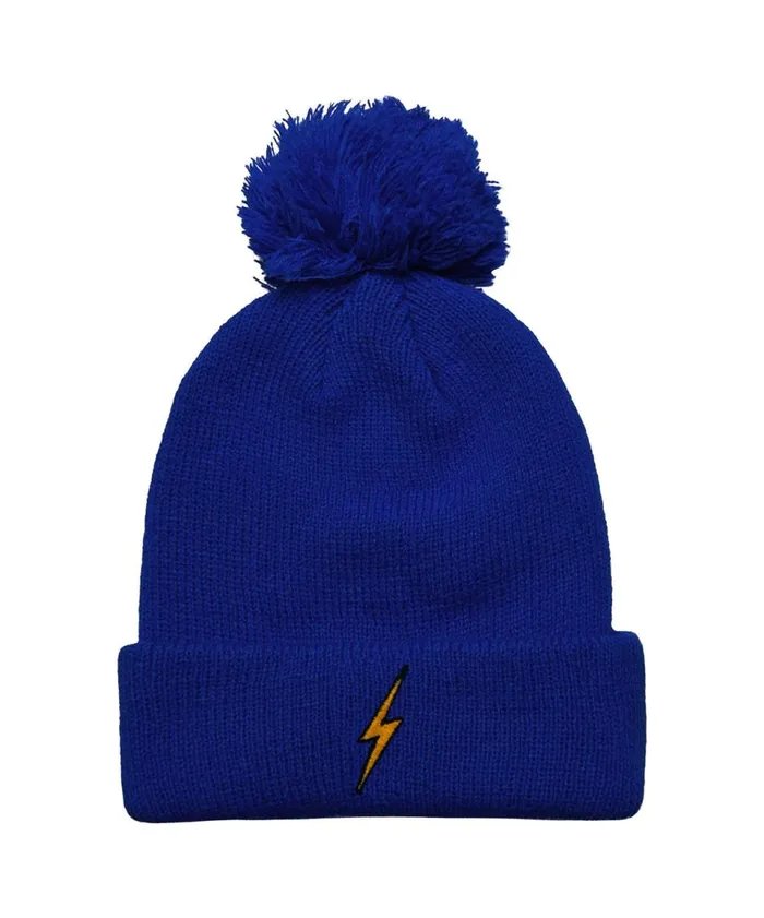 Women Beanies Aviator Nation BOLT POM POM RIB BEANIE