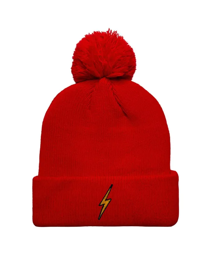 Women Beanies Aviator Nation BOLT POM POM RIB BEANIE
